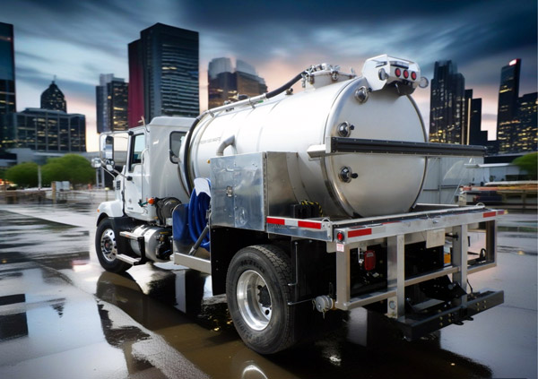 2025 International MV607 loaded vacuum truck