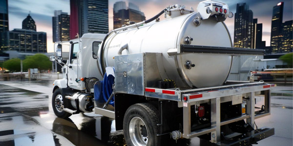 2025 International MV607 loaded vacuum truck