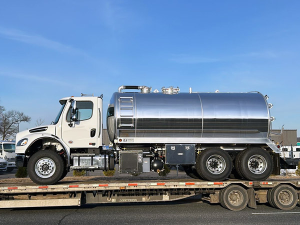 Special thanks to Blackwater Excavating and Septic Service for their recent purchase of a Freightliner vacuum truck.